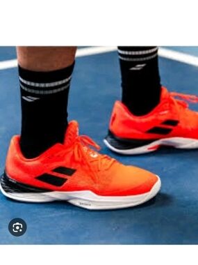 Babolat Men's Jet Mach 3 All Court Tennis Pickleball Shoes Orange White Size 11
